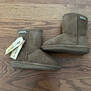 BearPaw toddler winter boots with tags! Brown. Toddler size 8